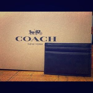 Men’s Coach money clip wallet